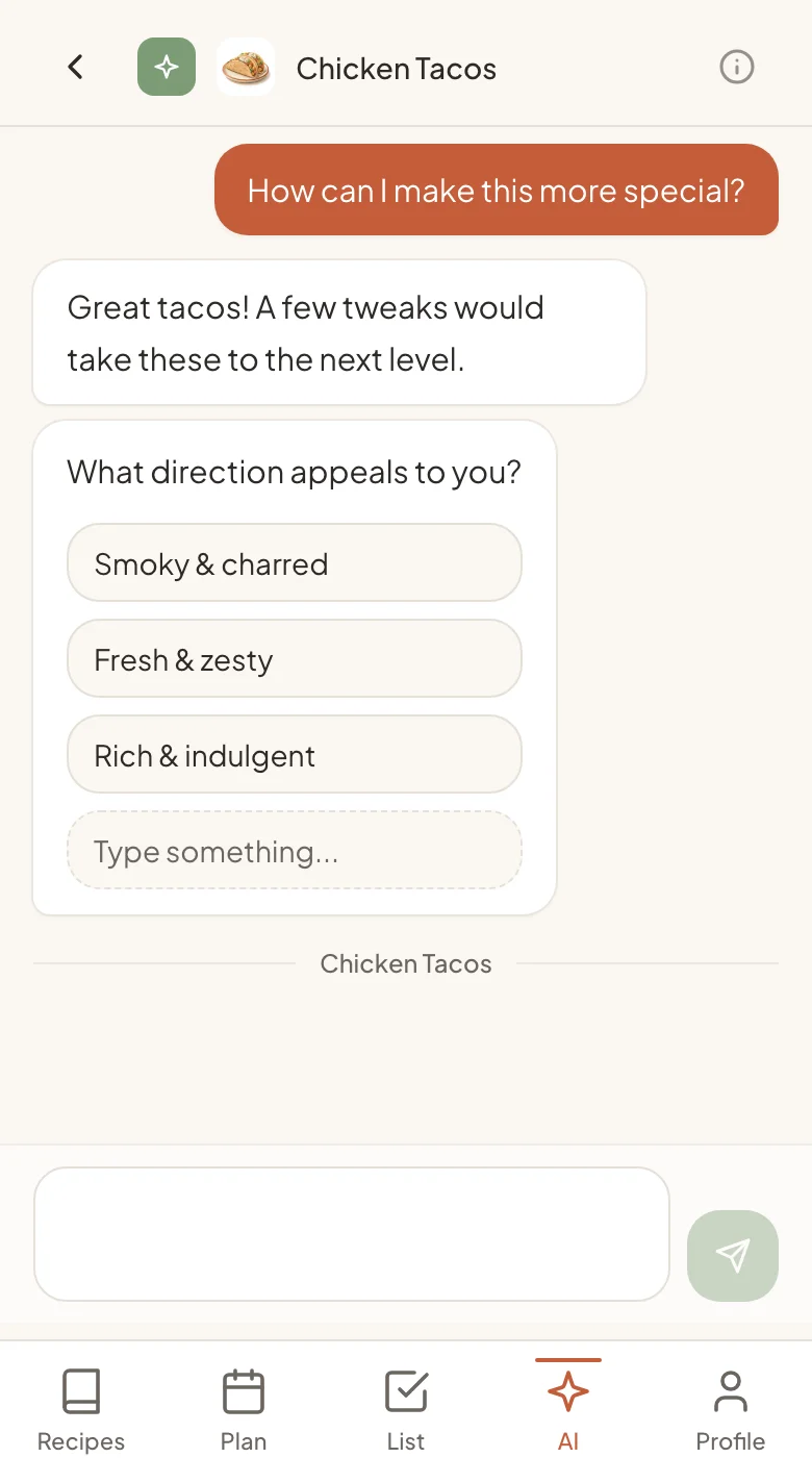 When a recipe gets fiddly, ask.