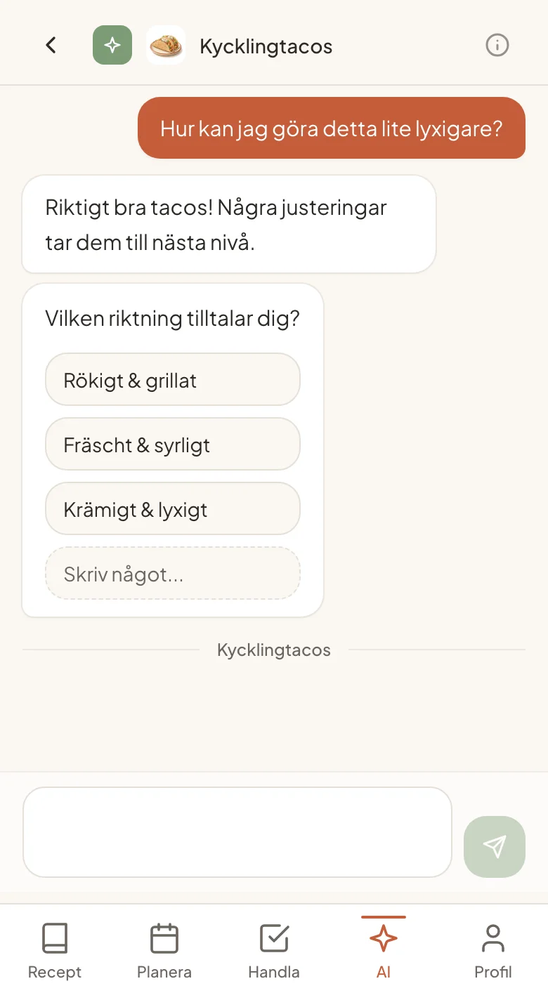 När receptet trilskas, fråga.